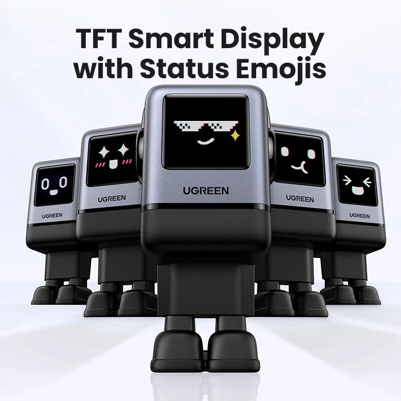 UGREEN Uno 100W GaN Nexode 快速充电器 机器人 USB C QC PD 4.0 适用于 iPhone Macbook — 第 2/4 张图片