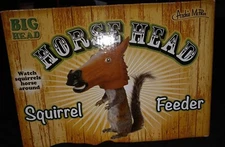 Horse Head Squirrel Feeder Archie Mcphee Accoutrements Big Head Anal Feeder