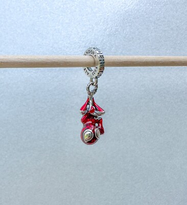 Authentic PANDORA 925 Marvel Hanging Spider-Man Dangle Charm 792323C01