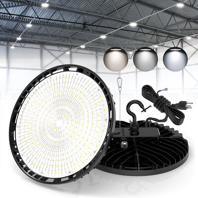 LED UFO High Bay Light 150W/120W/90W Adjustable 4500K/5000K/5700K Warehouse Lamp