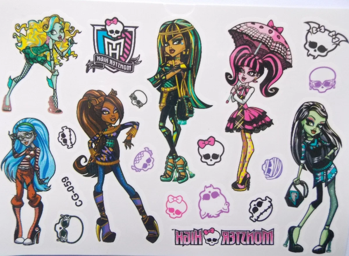 Monster high tattoos new arrivals
