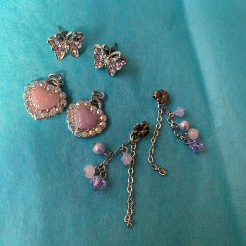 ANNA SUI Tinkerbell motif necklace, bracelet, earrings, etc. set - Picture 7 of 9