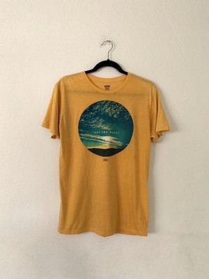 vans off the wall t shirt yellow