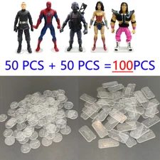 LOT 100 Display Stand BASE For 6'' Gi joe Marvel Legends MOTU DC Comics Figure G