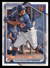 Daiverson Gutierrez 2024 Bowman #BP-59 Prospects New York Mets