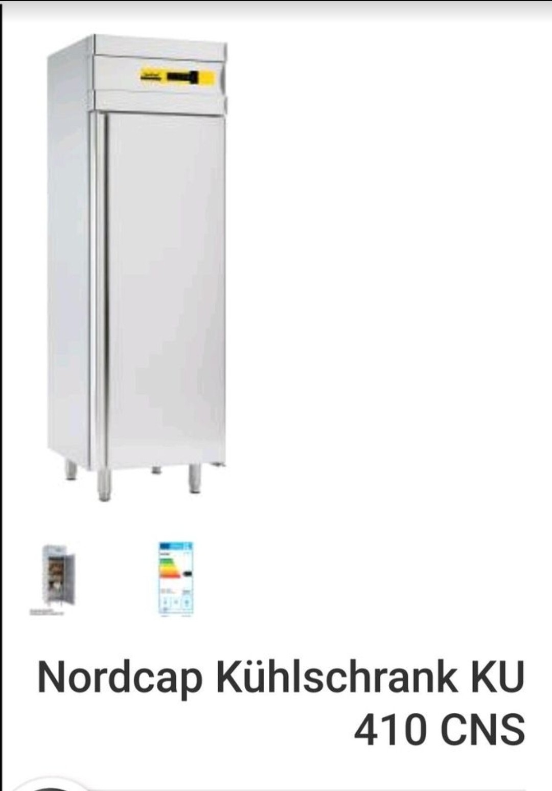 Nordcap Kühlschrank KU 410 CNS