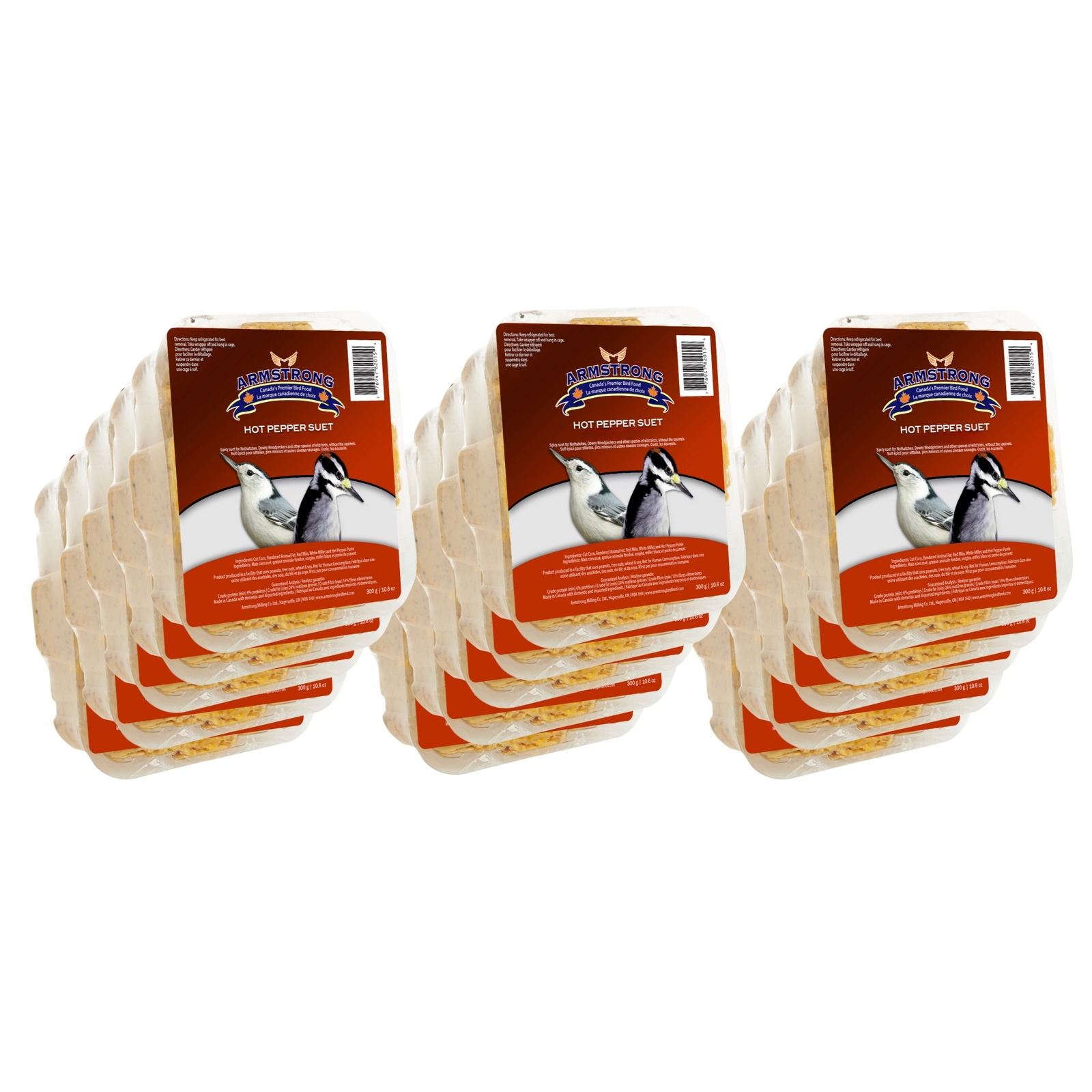 Hot Pepper Suet Cake, 10.6oz (pack Of 15)