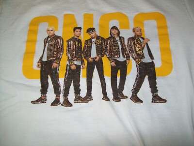 CNCO World Tour Men's Small United States Concert Band Music Graphic T-Shirt
