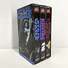 Star Wars Trilogy Vintage 1995 Collectible VHS Set Giftpack Episodes 4, 5  6