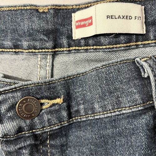 Wrangler Jeans Men 40x30 Blue Flex For Comfort Relaxed Fit High Rise Stretch NWT - Picture 9 of 19