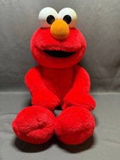 Jumbo Tickle Me Elmo 28" Mattel Fisher Price 2002 Sesame Street VTG Plush TESTED