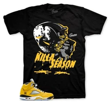 Shirt To Match Retro 5 Tokyo AJ5 Shoes - Killa season Shirt