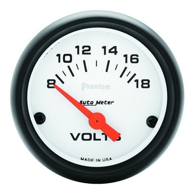 AUTO METER 5791 Phantom Electric Voltmeter Gauge , 2.3125 in.