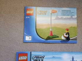 LEGO 3178 Seaplane and 60177 Airshow Jet Complete with Instructions