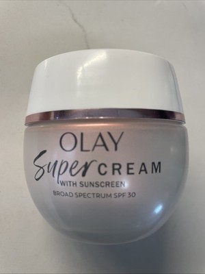 Olay Super Cream with Sunscreen SPF 30 Face Moisturizer 1.7 Fl Oz New