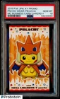 2015 Pokemon JPN XY Promo Poncho Pikachu Mega Charizard Y Business Card PSA 10