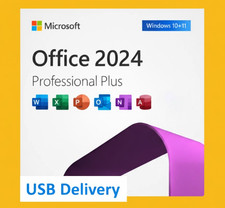 M.S Office 2024 Professional Plus USB version Lifetime for Windows only