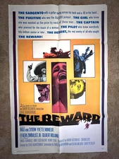 The Reward 1965 Movie Poster 27x41 Max von Sydow