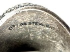Estate Vintage Sterling Blue Stone w Anchor USN Navy Crest Ring Size 10 Signed — photo 6