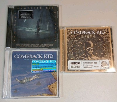 Comeback Kid 3 Cd Lot NEW Die Knowing  Outsider Symptoms + Cures Hardcore