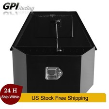 Black Aluminum Underbody Storage Box 26x12 Trailer Tongue Tool Box Rv Black Aluminum Underbody Storage Box 26x12 Trailer Tongue Tool Box Rv