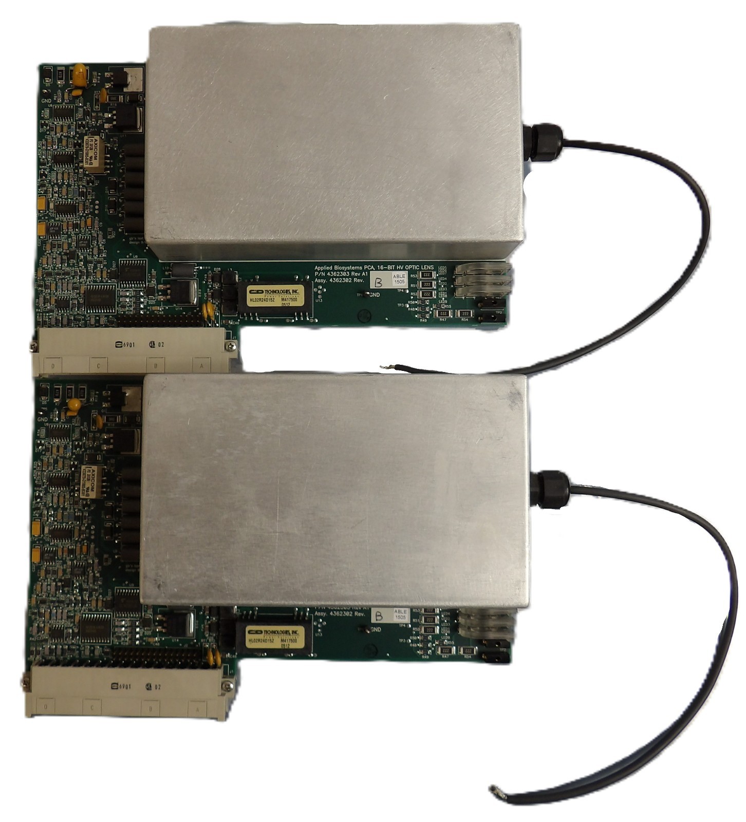 Applied Biosystems 4352416 4 Channel Deflector PCB Reseller Lot of 2 Working