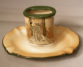 Royal Doulton Dickens Ware Match Holder / Ashtray