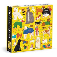 Dog Themed 500 Piece Jigsaw Puzzles  Fashionable Dogs  and  Lounge Dogs  NEW