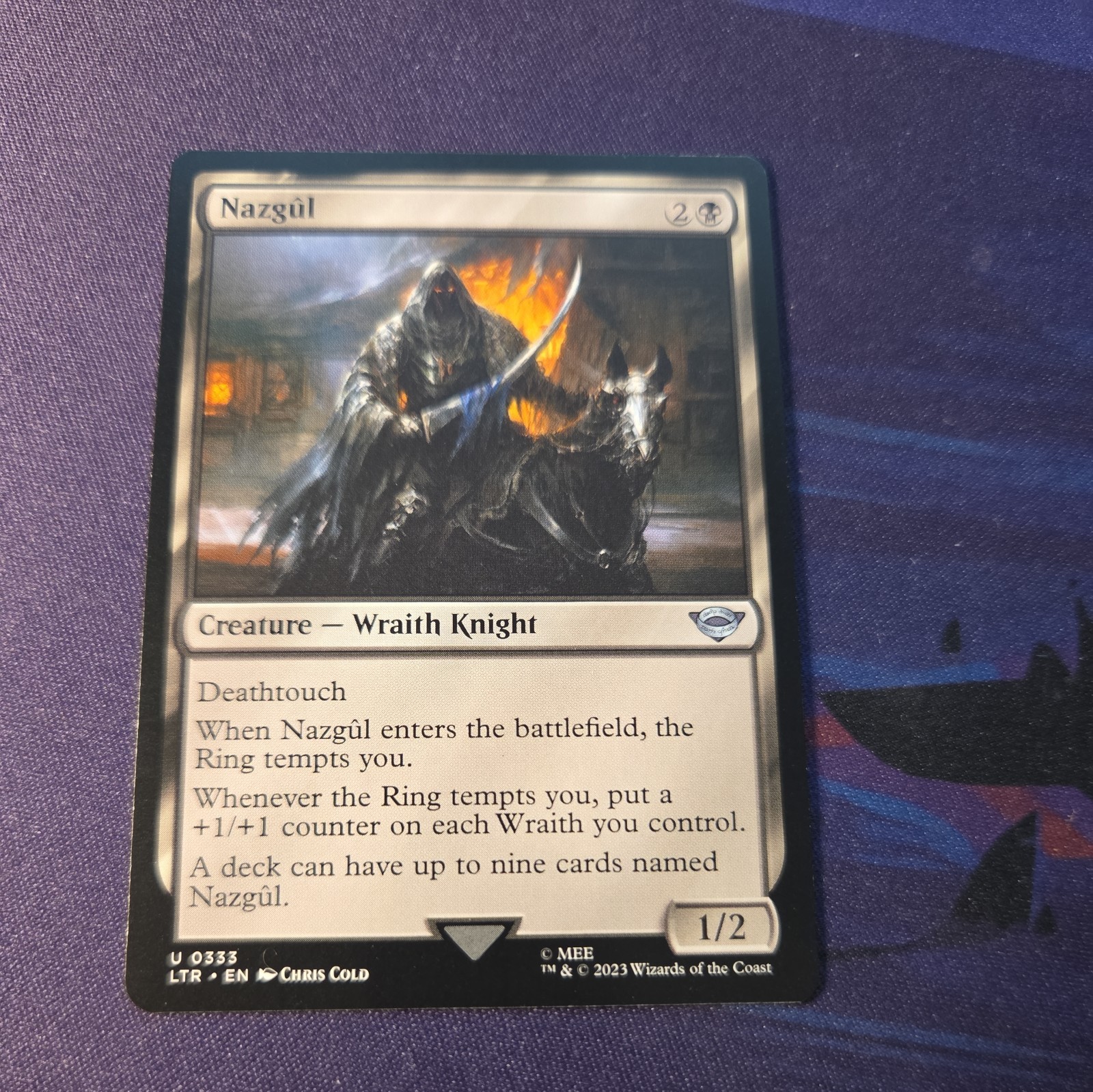 MTG 1x Nazgul x1 LTR NM Lord of the Rings 333 0333