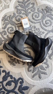 The North Face Halseigh Knit Chelsea Boots Black Pull On Comfort Women's 7