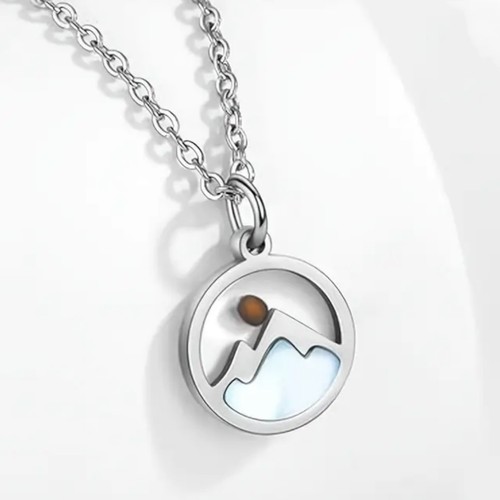 Mustard Seed Mountain Pendant Necklace With Chain NIP Matthew 17:20 Faith-Inspi - Picture 6 of 8