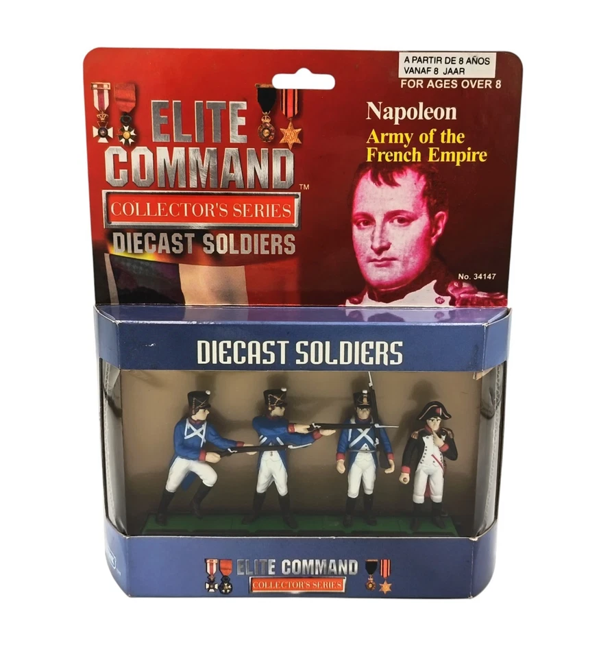 Lot 4 Figurines Elite Command Napoléon 1er Empire 1/32 60mm 34147 - Photo 1/3