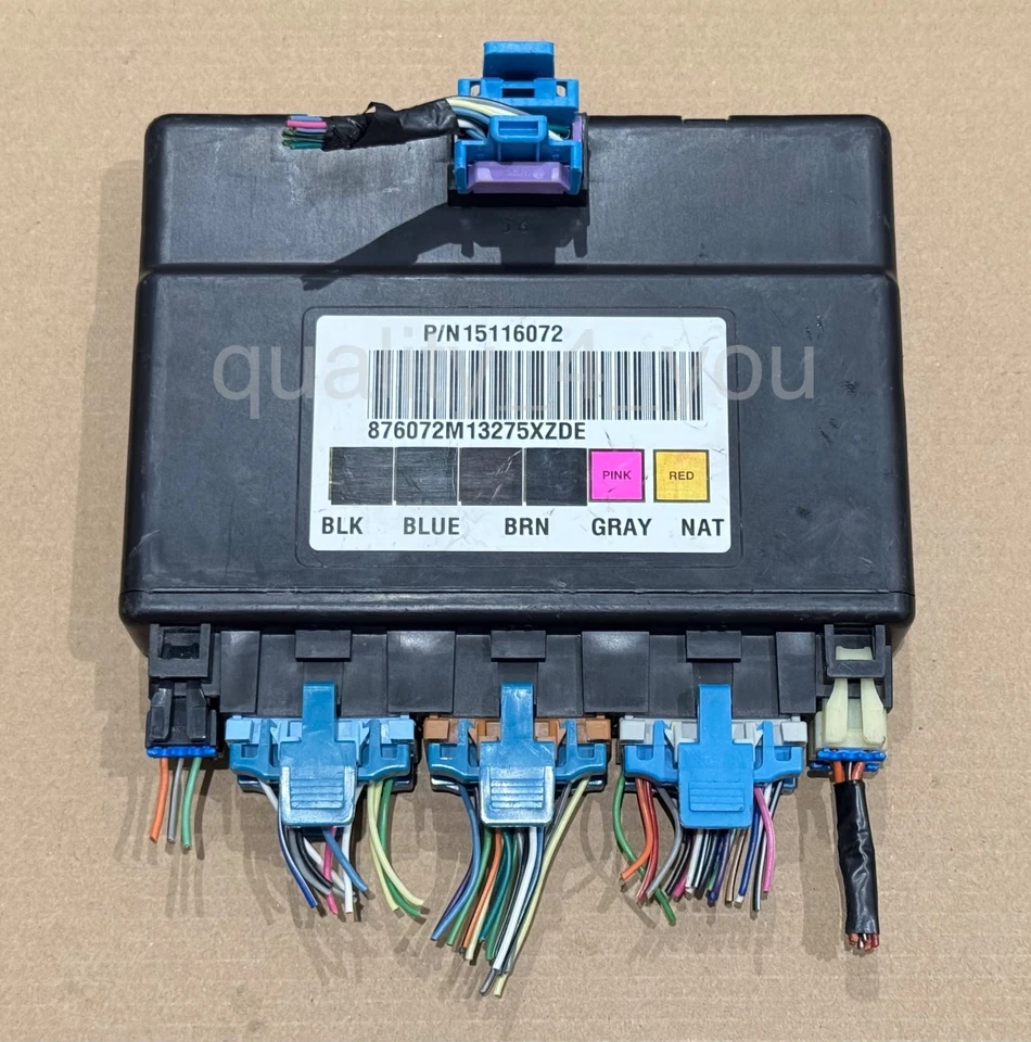 15116072 2003-2007 HUMMER H2 BCM Body Control Module Unit OEM - Image 2 of 4