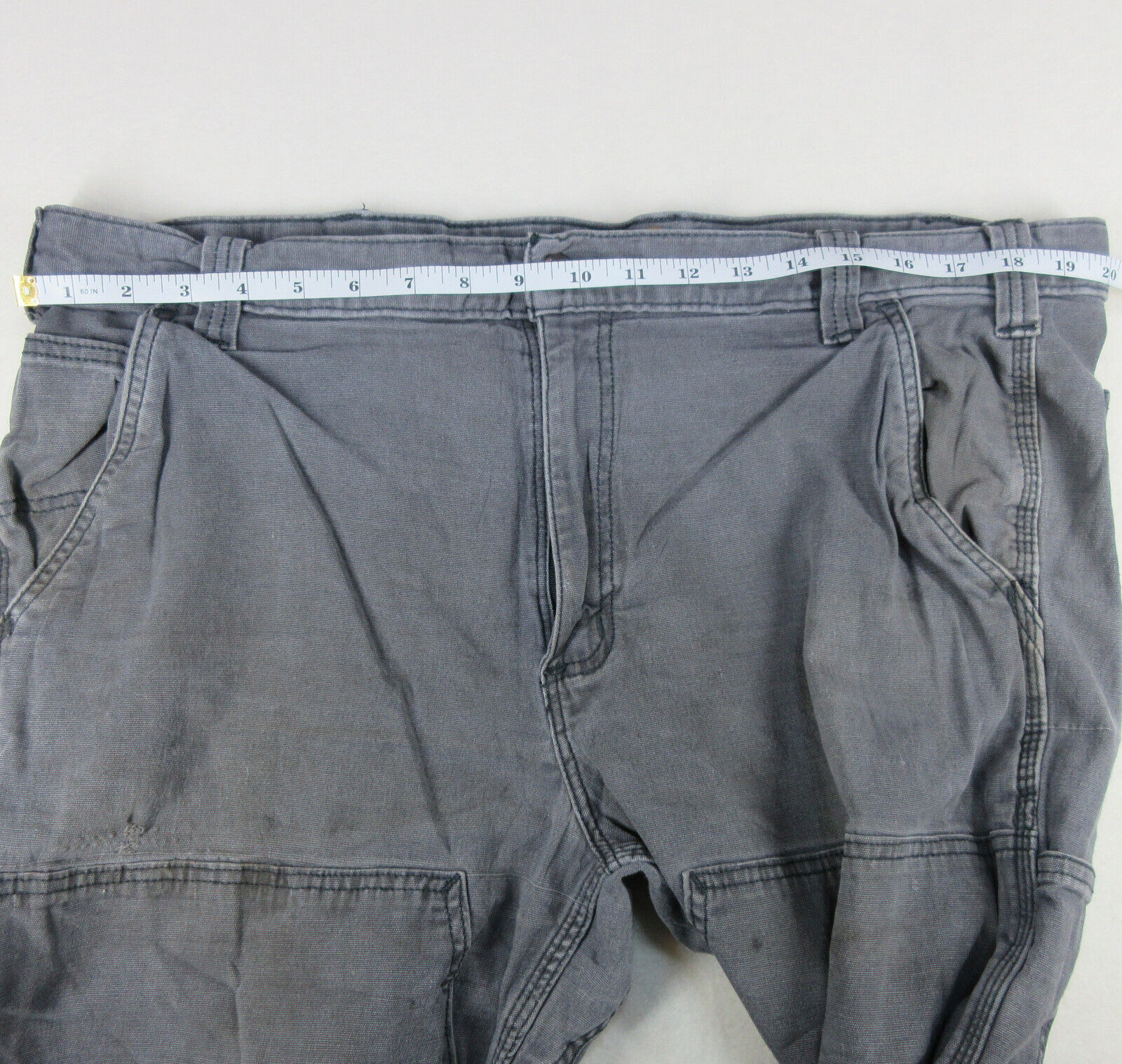 Carhartt Jeans Relaxed Fit 40x30 Double Knee Carpenter Distressed Utility Grunge thumbnail 16