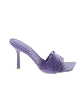 Charlotte Russe Women Purple Mule/Clog 9