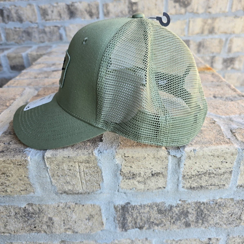 Nike Rise Cap Men's M/L Olive Green Trucker Hat Adjustable Mesh Back - Image 4 of 4