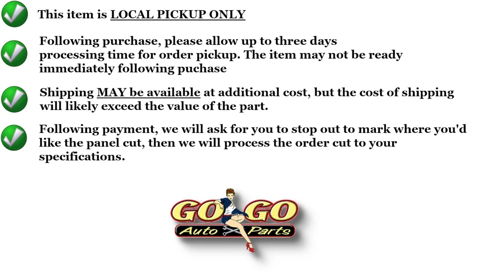 *SIN ENVÍO* Panel cuarto izquierdo del conductor para BMW X3 10205615 04-10 Foto 4 de 4