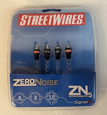 MTX ZN5210 Streetwires 1 Meter 2 Channel Audio Interconnect RCA Cables