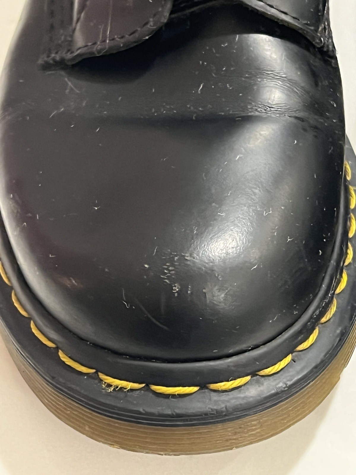 Dr Doc Martens 1460 AW004 Black Leather Smooth Combat Boots W 8.5-9 Air Wair thumbnail 2