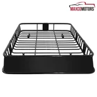 Roof Rack Fits 64" Extendable Steel Luggage Cargo Carrier Top Basket SUV Truck