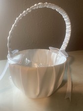 Wedding Flower girl Basket  Petals
