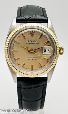 Rolex Datejust 1601 Steel Yellow Gold 36mm Automatic Watch
