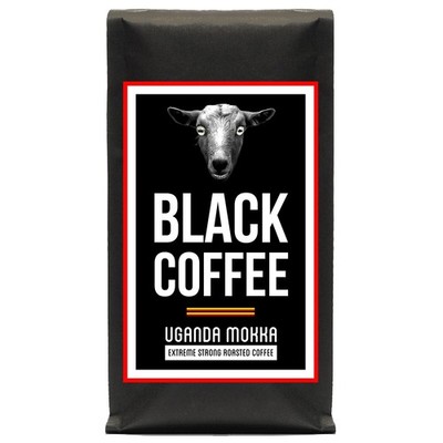 Black Coffee  Uganda Mokka | Ganze Bohnen sortenreiner Röstkaffee | 100% Robu...