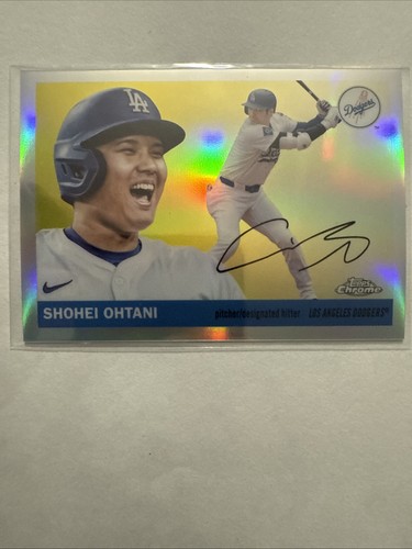 2025 Topps Chrome Platinum Shohei Ohtani Image Variation Refractor #17 SSP