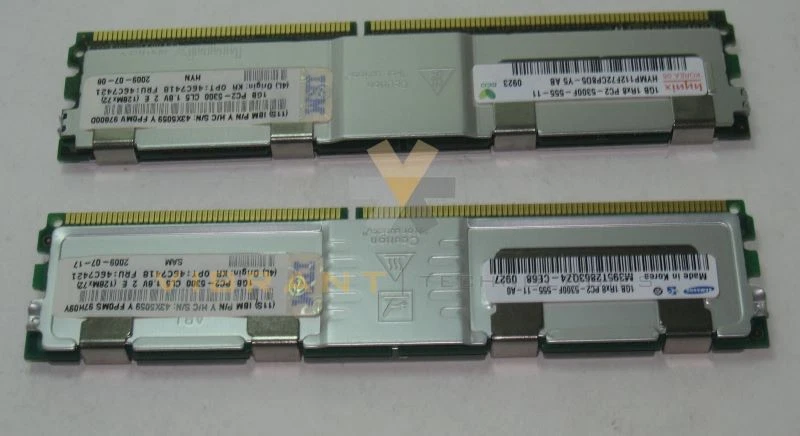 IBM 46C7418 2GB (2x1gb) PC2-5300 LP Non-Chipkill Memory Kit zj - Image 2 of 4