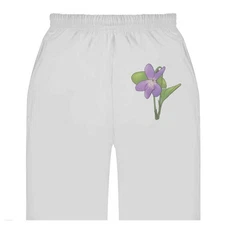 'Violet Flower' Adult Sweatpants / Joggers (JO038720)