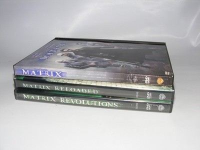 Matrix DVD Lot 3 Movies Original Trilogy  Revolutions Reloaded