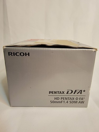 PENTAX HD PENTAX-D FA * 50mm F1.4 SDM AW Lens for K Mount Full-Frame Format - Picture 2 of 10