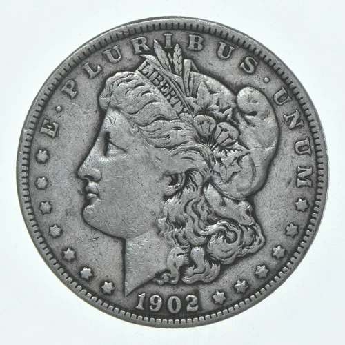 XF 1902 (P) Morgan Silver Dollar (1 coin) *1376