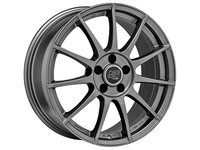 MSW 85 Alufelge 7X17 4X100 ET42 Matt Graphit Grau